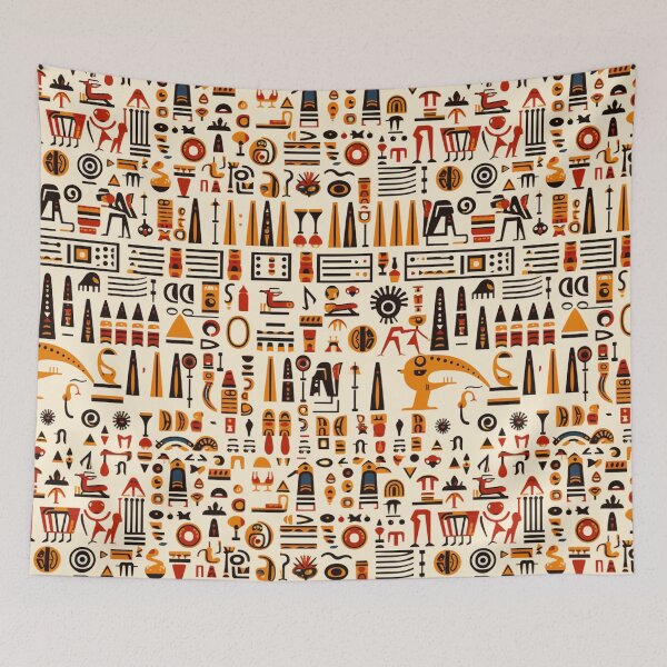 Item preview, Mystic Echoes: Ancient Egypt Hieroglyphics Unveiled designed and sold by AlienSkinEyes.