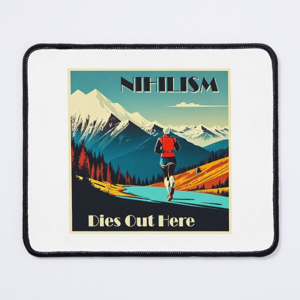 Item preview, Nihilism Dies Out Here Running designed and sold by Esskay Designs.