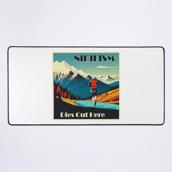 Item preview, Nihilism Dies Out Here Running designed and sold by Esskay Designs.