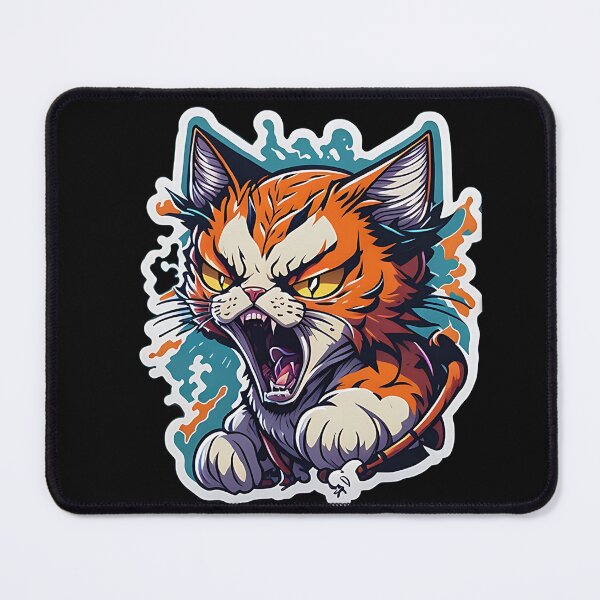 Item preview, Furious Feline: Angry Cat Art designed and sold by FashionRex.