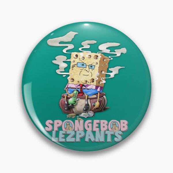 Item preview, Sponge-bob Lez-Pants The Big Lez Show Sticker designed and sold by EvieNader.