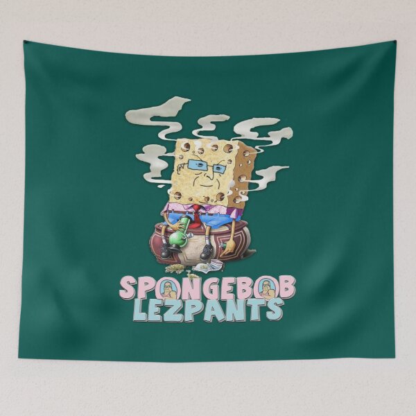 Item preview, Sponge-bob Lez-Pants The Big Lez Show Sticker designed and sold by EvieNader.