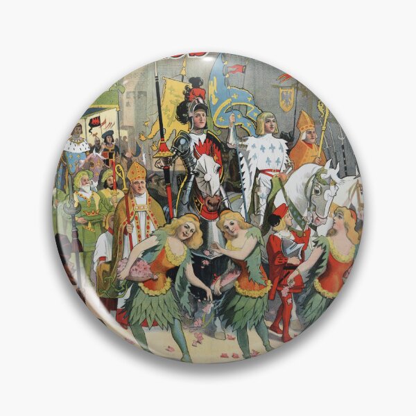 Item preview, STK501853A-Vintage circus poster of a medieval street parade. designed and sold by StocktrekImages.