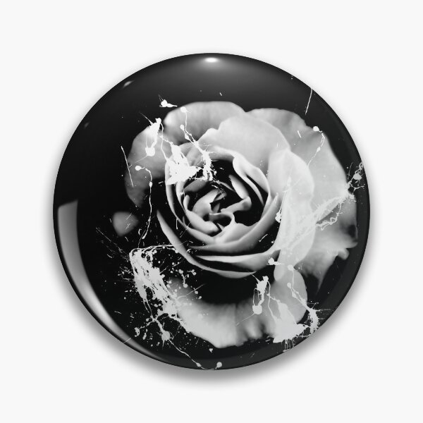 Item preview, floral, watercolors, rose, vintage flower, wildflower, black designed and sold by mintdiamond21.