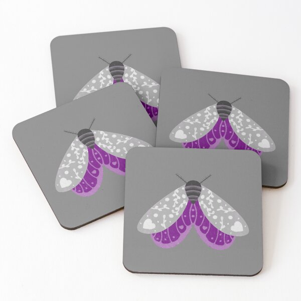 Item preview, Ace/Demi Pride Flag Moth designed and sold by RachelAnitra.