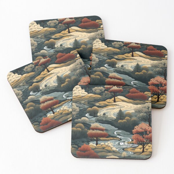 Item preview, Intricate designs featuring serene landscapes designed and sold by Snoobstyle.