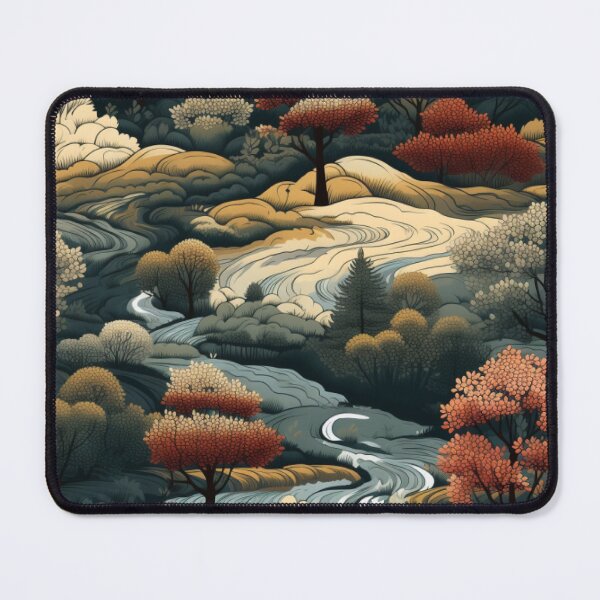 Item preview, Intricate designs featuring serene landscapes designed and sold by Snoobstyle.