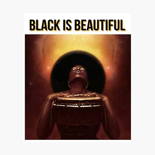 Item preview, Black is Beautiful Afro Lady designed and sold by Prestige313.