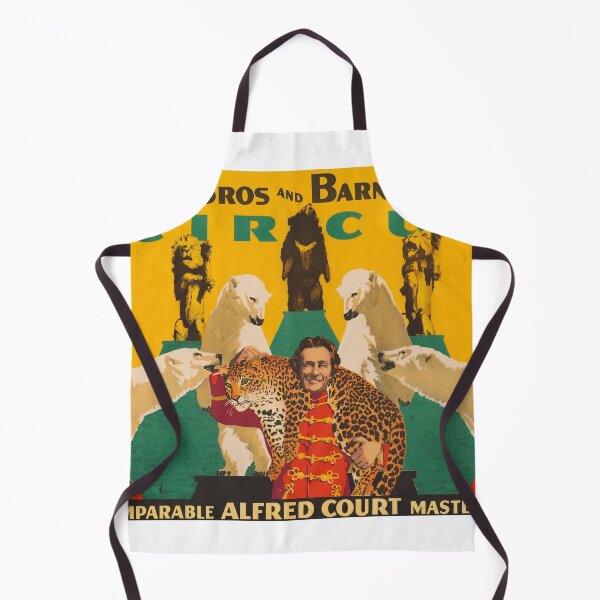 Item preview, STK501854A-Vintage circus poster showing master with animals. designed and sold by StocktrekImages.