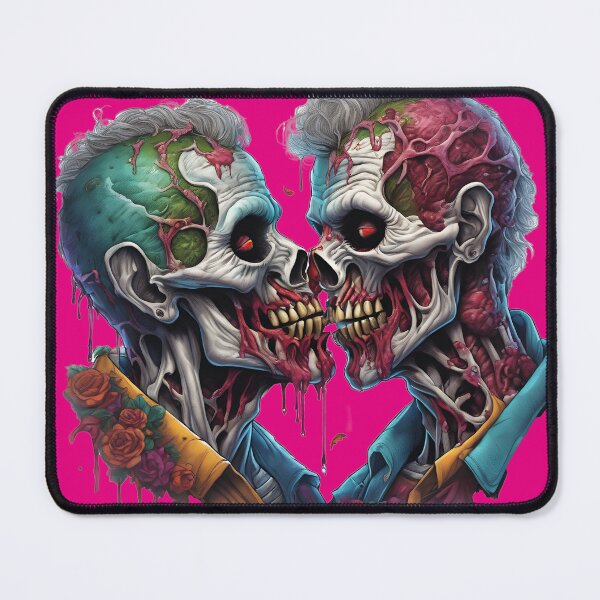 Item preview, two zombies, kiss designed and sold by Mauswohn.
