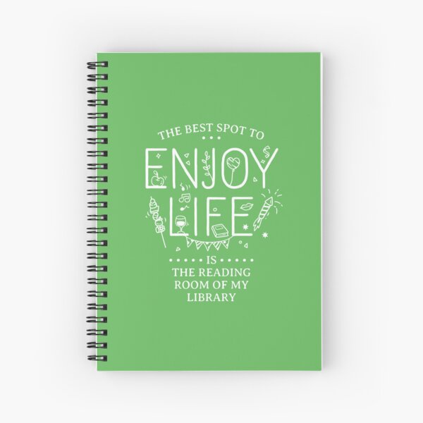 Item preview, Enjoy Life Reading Room Library designed and sold by Geek Updated.