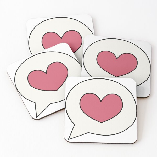 Item preview, Heart speech bubble designed and sold by priyankajustine.