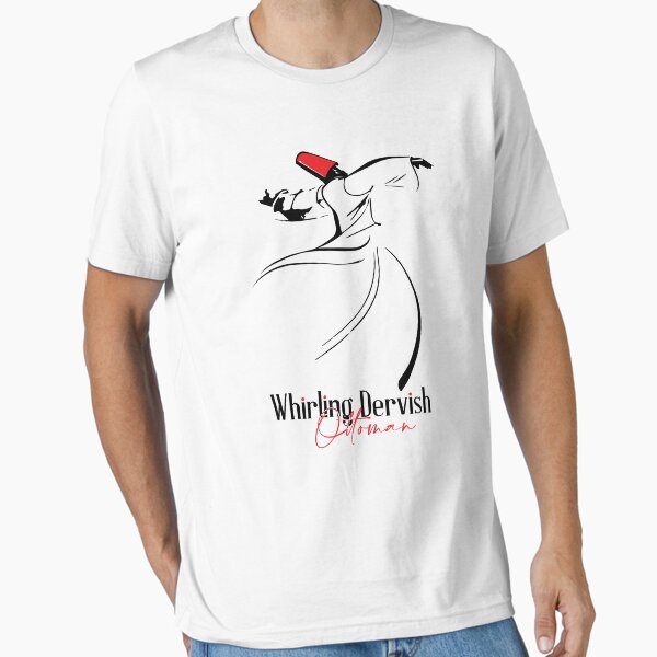 Item preview, "Whirling Dervish Spiritual Dance T-Shirt - Sufi Mystic Art" designed and sold by RiverCreative.
