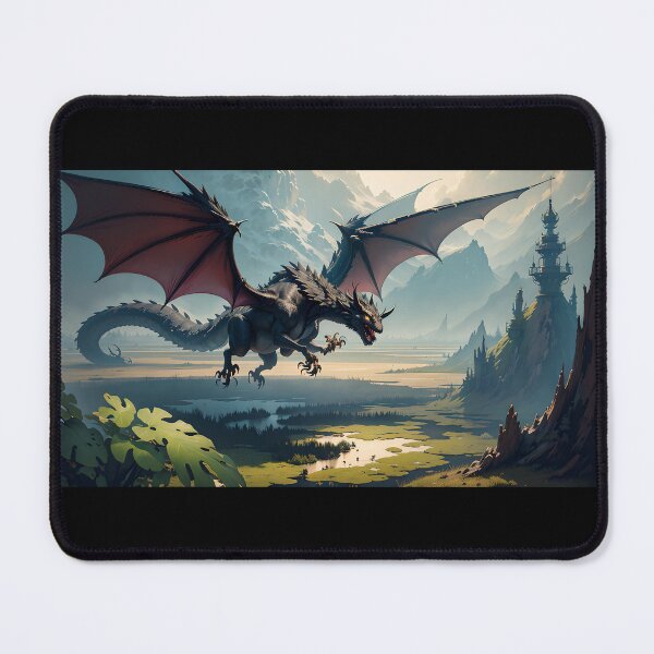 Item preview, black dragon on the hunt designed and sold by Ody2000.