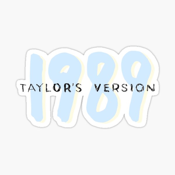 1989 Taylor's Version Sticker (Taylor Swift) – Talking Animals Books