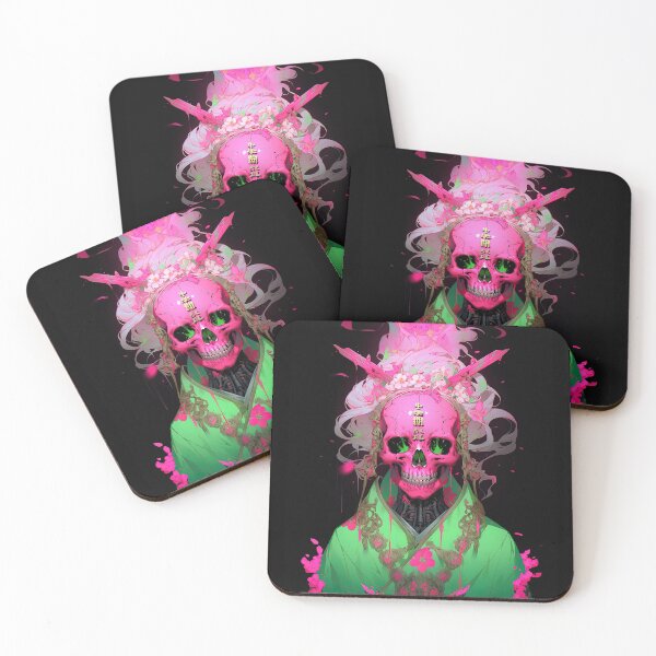 Item preview, Pink Skull Geisha Character designed and sold by sμ (smew).