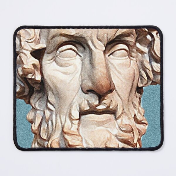 Item preview, Greek Poet Homer - sapphire - illustration  designed and sold by Litstoy.