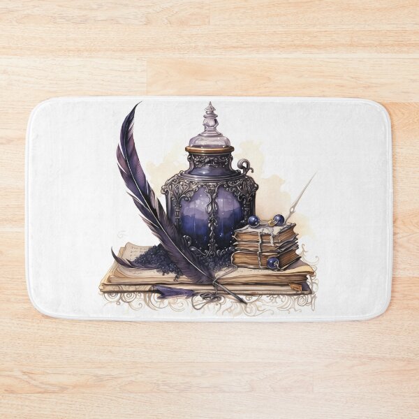 Item preview, Gothic Inkpot and Quill designed and sold by SchorlCraft.