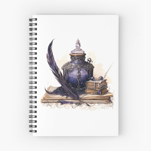 Item preview, Gothic Inkpot and Quill designed and sold by SchorlCraft.