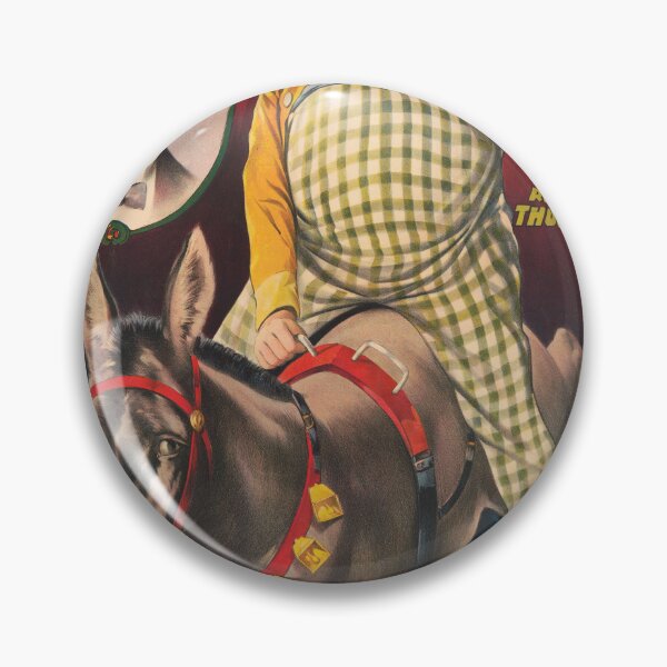 Item preview, STK501858A-Vintage circus poster of a clown performing with his mule. designed and sold by StocktrekImages.