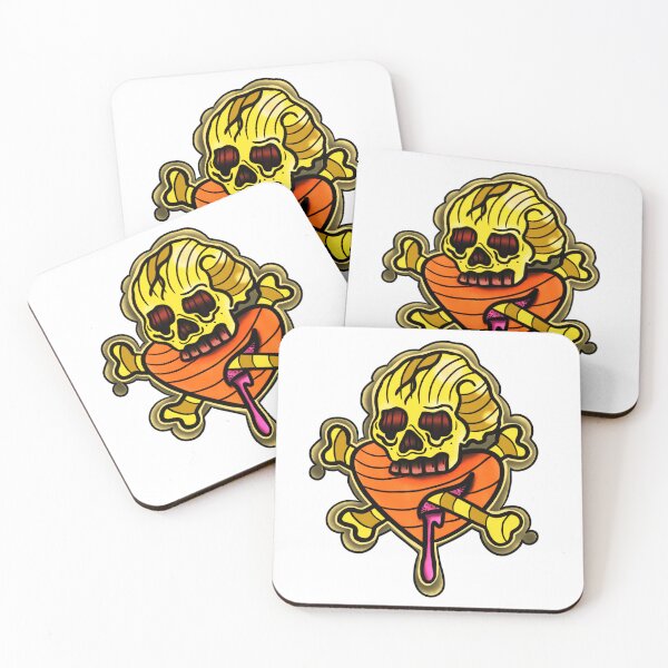Item preview, Skull & heart designed and sold by X1810x.