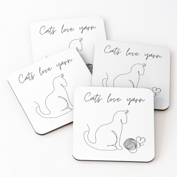 Item preview, Cats love yarn designed and sold by Natrix Art Design.