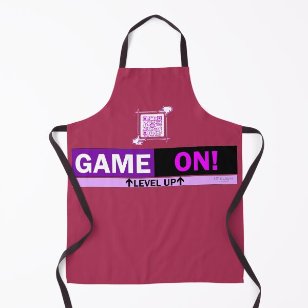 Item preview, Game On! - Level UP Gaming Logo V1 (Purple/Black/Pink) designed and sold by Visual Resolutions.