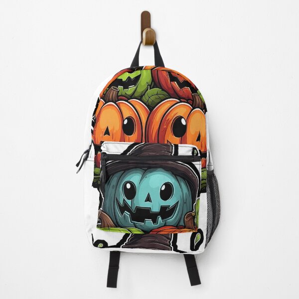 Item preview, 4 Halloween pumpkins, cute, smiling happily in RGB color style. designed and sold by MrBoxStudio.