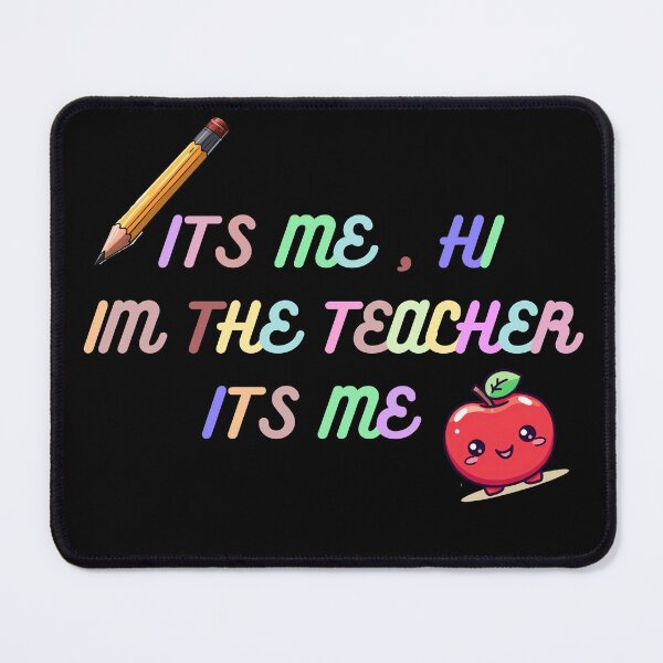 Item preview, colorful teacher funny text designed and sold by WickyWildLife.