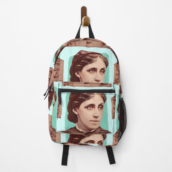 Item preview, American Novelist Louisa May Alcott - pistachio - illustration designed and sold by Litstoy.