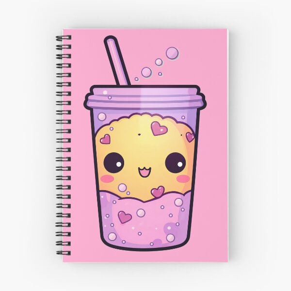 Item preview, Bubble Tea and Cookies - Kawaii Food with Faces Purple Cookie Design designed and sold by Alcyonian.