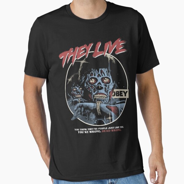 Item preview, They Live, John carpenter, horror  designed and sold by KingPacocha.