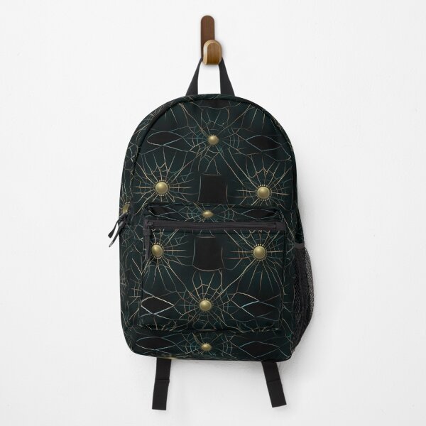 Item preview, Golden Geometrical Spiderweb Tile designed and sold by Vainura.
