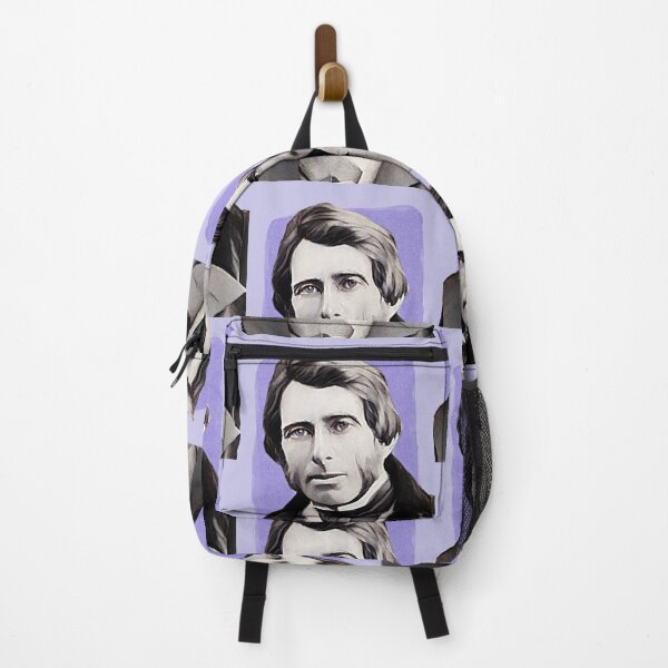 Item preview, English Writer John Ruskin - purple - illustration  designed and sold by Litstoy.