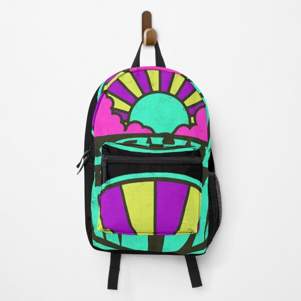 Item preview, Pastel Teal Purple Slaying The Day Retro Sunset designed and sold by SassyArtistry.