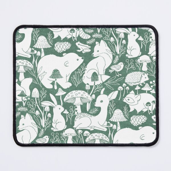 Item preview, Whimsical Woodlands - textured pine green designed and sold by Perrin Le Feuvre.