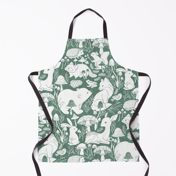 Item preview, Whimsical Woodlands - textured pine green designed and sold by Perrin Le Feuvre.
