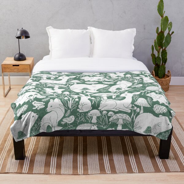 Item preview, Whimsical Woodlands - verde pino texturizado designed and sold by Perrin Le Feuvre.
