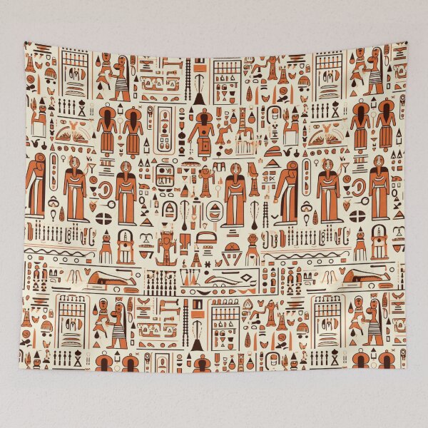 Item preview, Mystic Echoes: Ancient Egypt Hieroglyphics Unveiled designed and sold by AlienSkinEyes.
