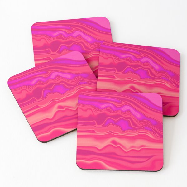 Item preview, Swirly Pink Abstract Liquid Colors Flow Swirling Paint Satin Look 2 of 4 designed and sold by Beachy.