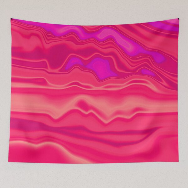 Item preview, Swirly Pink Abstract Liquid Colors Flow Swirling Paint Satin Look 2 of 4 designed and sold by Beachy.