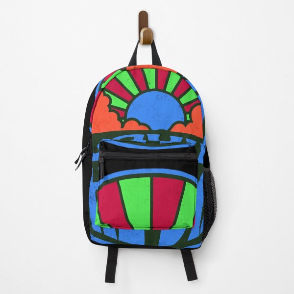 Item preview, Vibrant Dark Blue Slaying The Day Retro Sunset designed and sold by SassyArtistry.