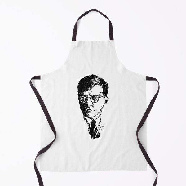 Item preview, Shostakovich drawing in black 	 	 designed and sold by sqnzbpnuxak26.