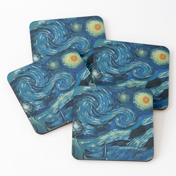 Item preview, Starry Night Reverie - Van Gogh-Inspired Nocturnal Skies designed and sold by Freak-Scene.