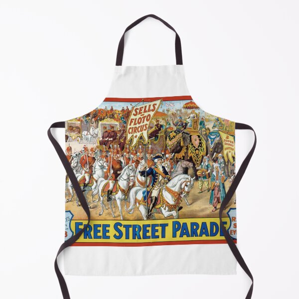 Item preview, STK501862A-Poster advertising the upcoming circus street parade. designed and sold by StocktrekImages.