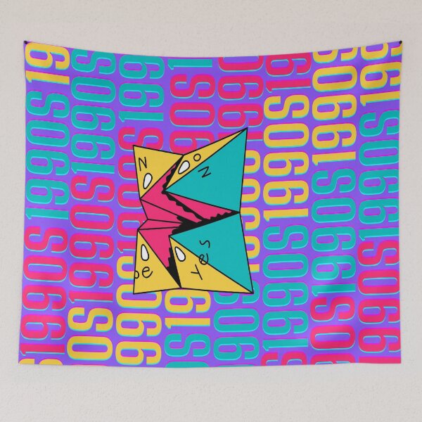 Item preview, 1990s retro design 12 - Purple Background designed and sold by PunjabanJatti.