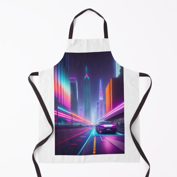 Item preview, Futuristic city at night designed and sold by MajorMeme.