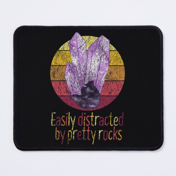Item preview, Rockhound Easily Distracted By Pretty Rocks purple  	 designed and sold by qvqmugpk85.