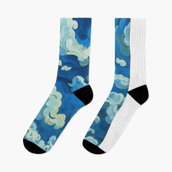 Item preview, Van Gogh-Inspired Sky - Whimsical Clouds in Artistic Splendor designed and sold by Freak-Scene.