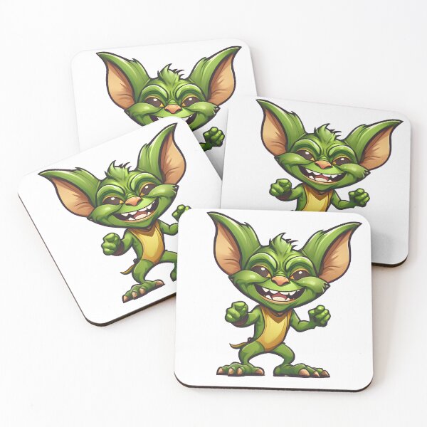 Item preview, Smiling Green Gremlin Character designed and sold by Quitekibbles.